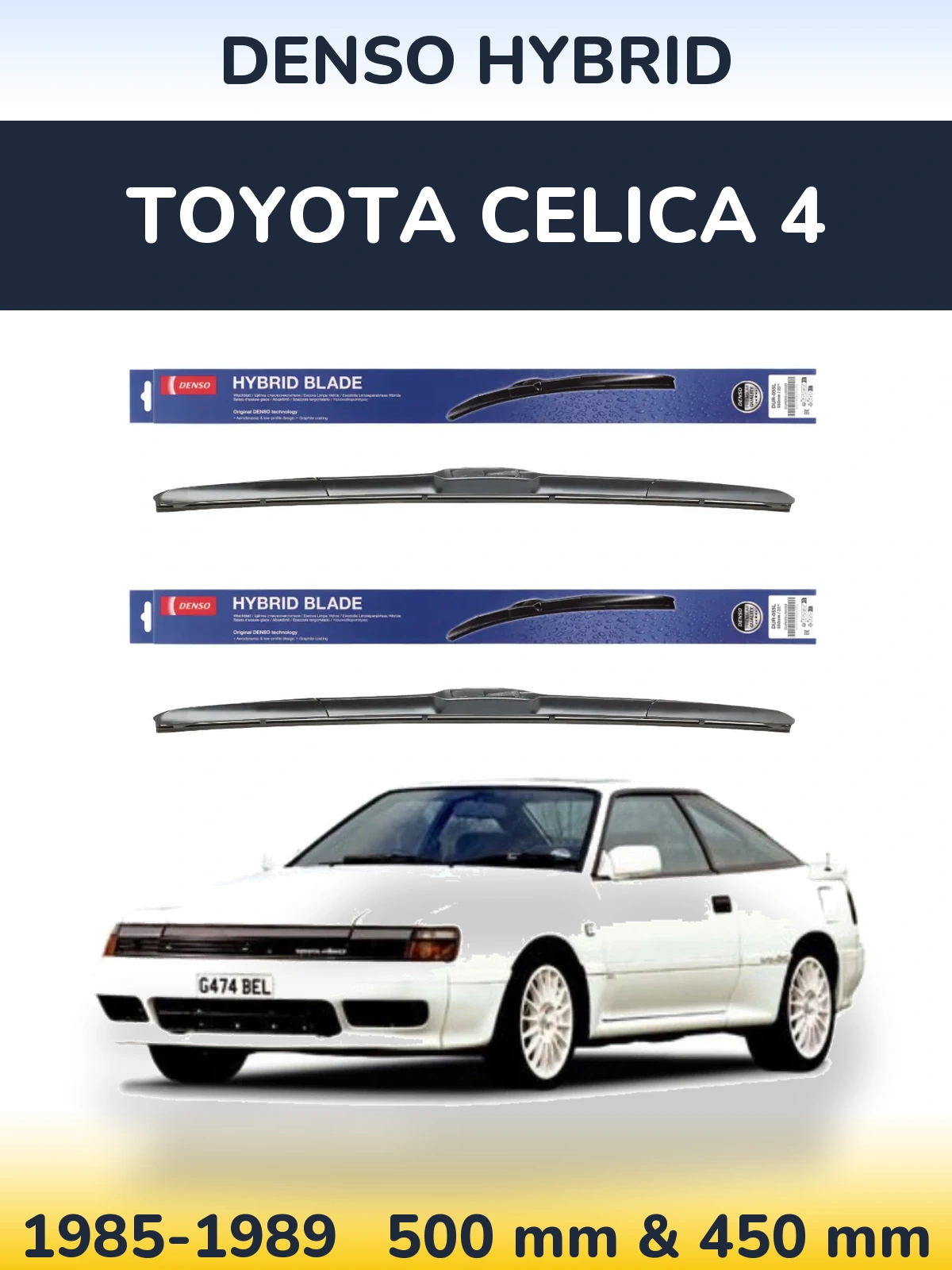Ștergătoare Denso Hybrid pentru Toyota Celica 4