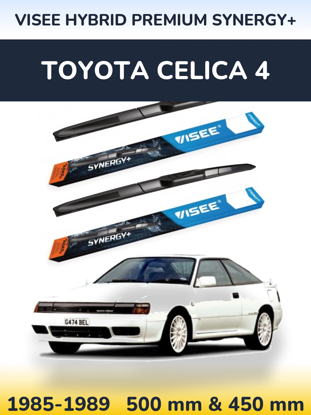 Ștergătoare VISEE HYBRID PREMIUM SYNERGY+ pentru Toyota Celica 4