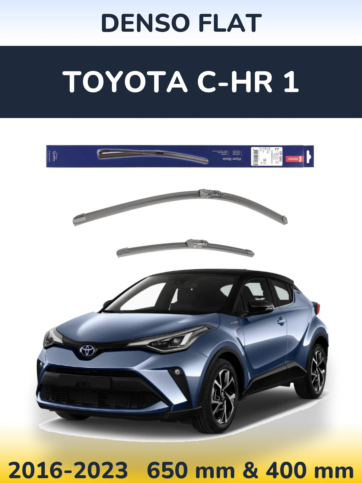 Ștergătoare Denso Flat pentru Toyota C-HR 1