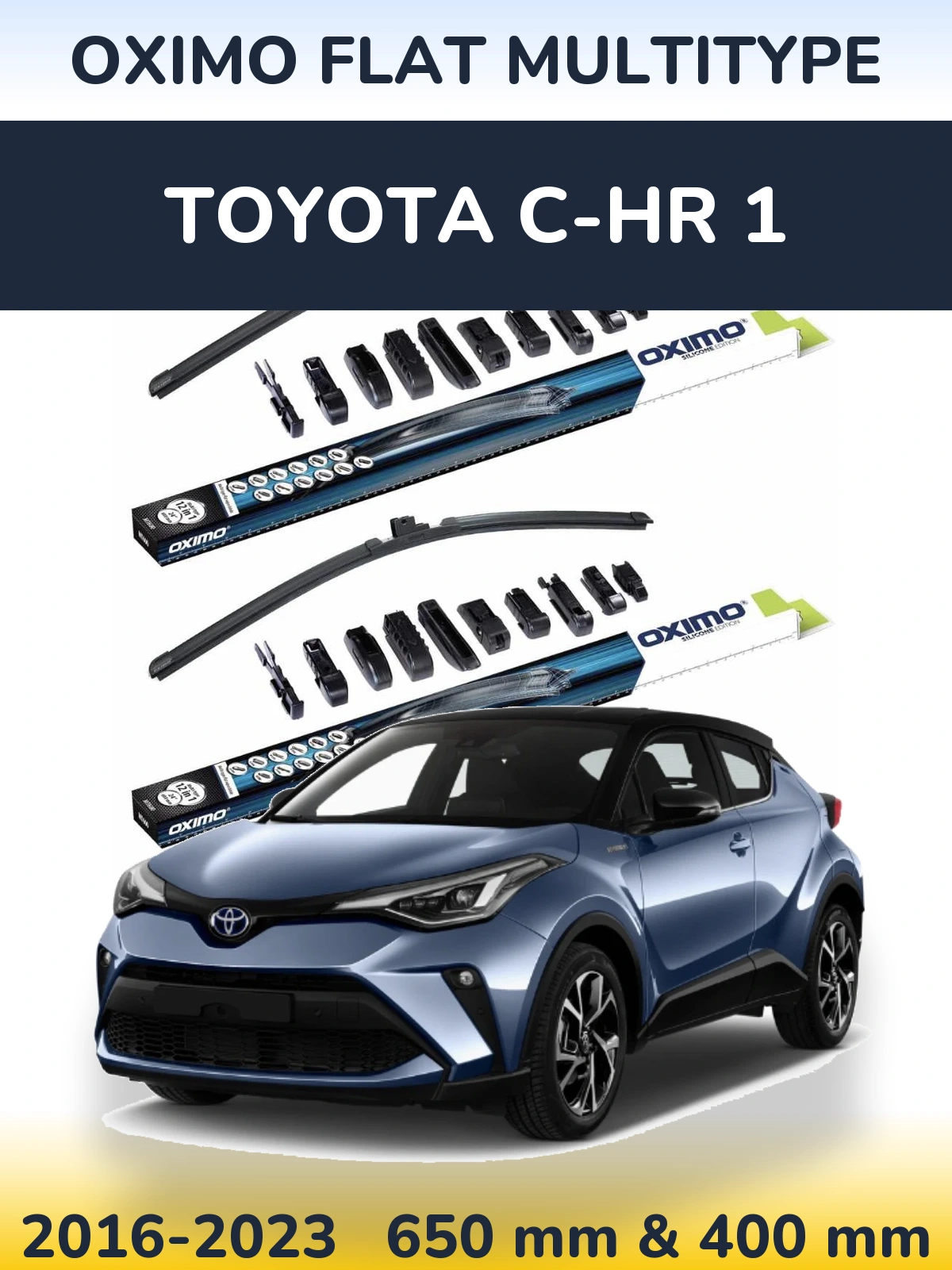 Ștergătoare Oximo Flat MultiTipe pentru Toyota C-HR 1