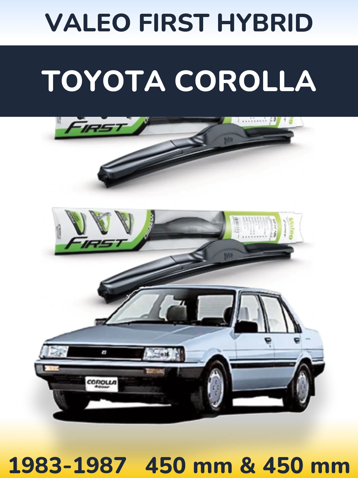 Ștergătoare Valeo First Hybrid pentru Toyota Corolla
