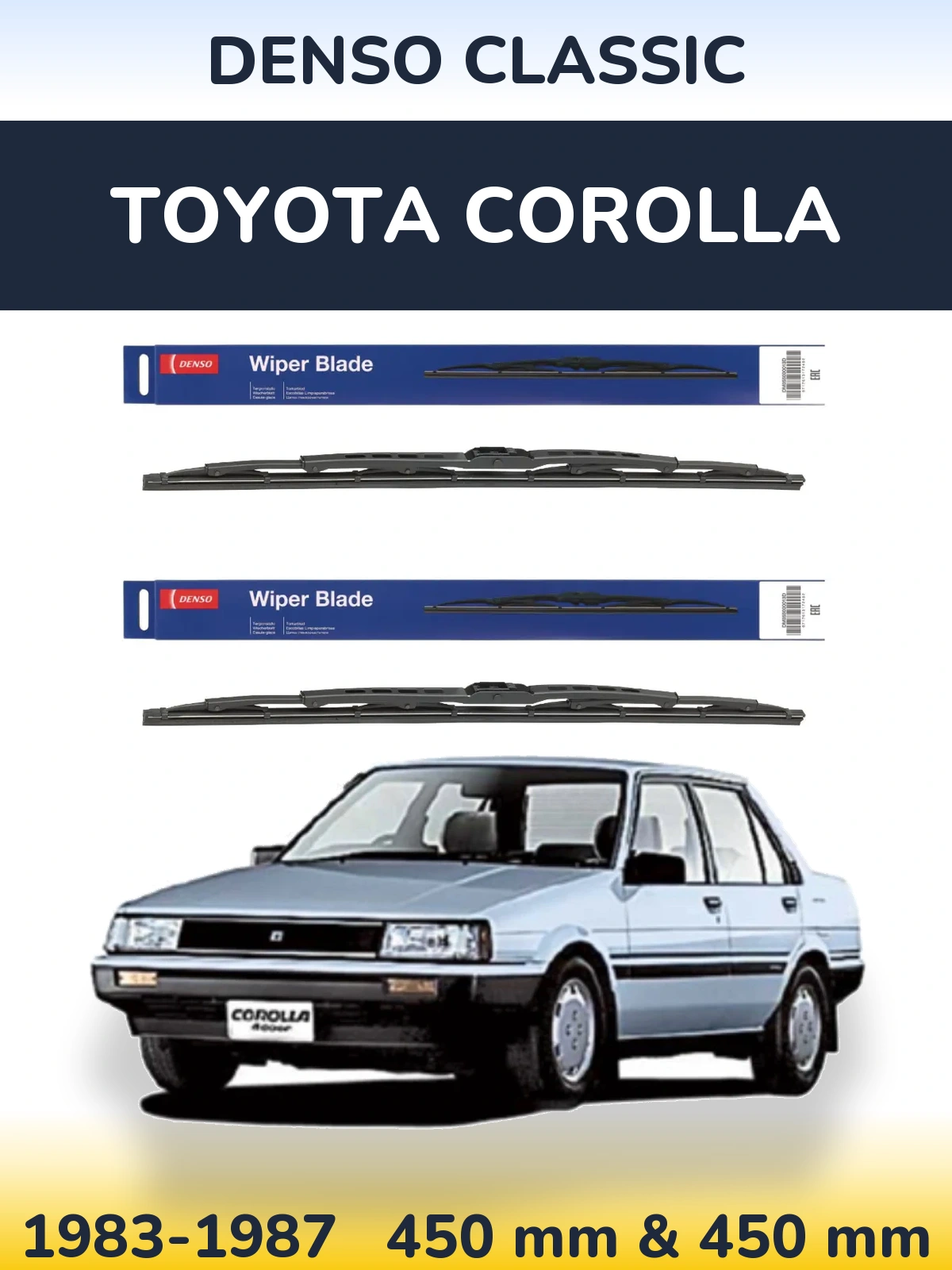 Ștergătoare Denso Classic pentru Toyota Corolla