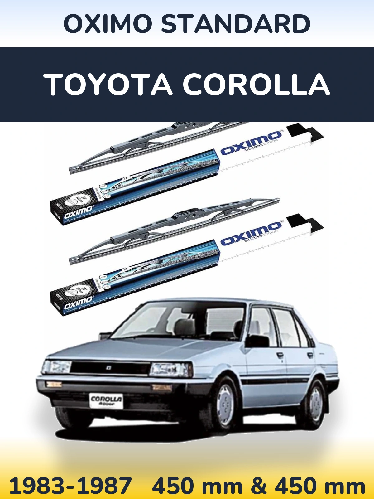 Ștergătoare Oximo Standard pentru Toyota Corolla