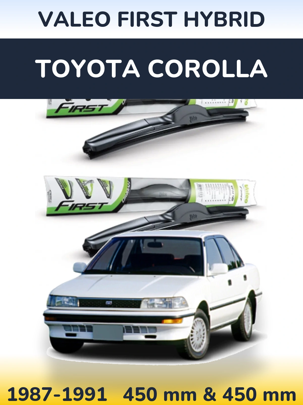 Ștergătoare Valeo First Hybrid pentru Toyota Corolla