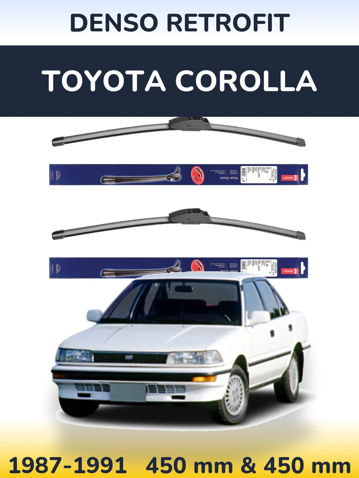 Ștergătoare Denso Retrofit pentru Toyota Corolla