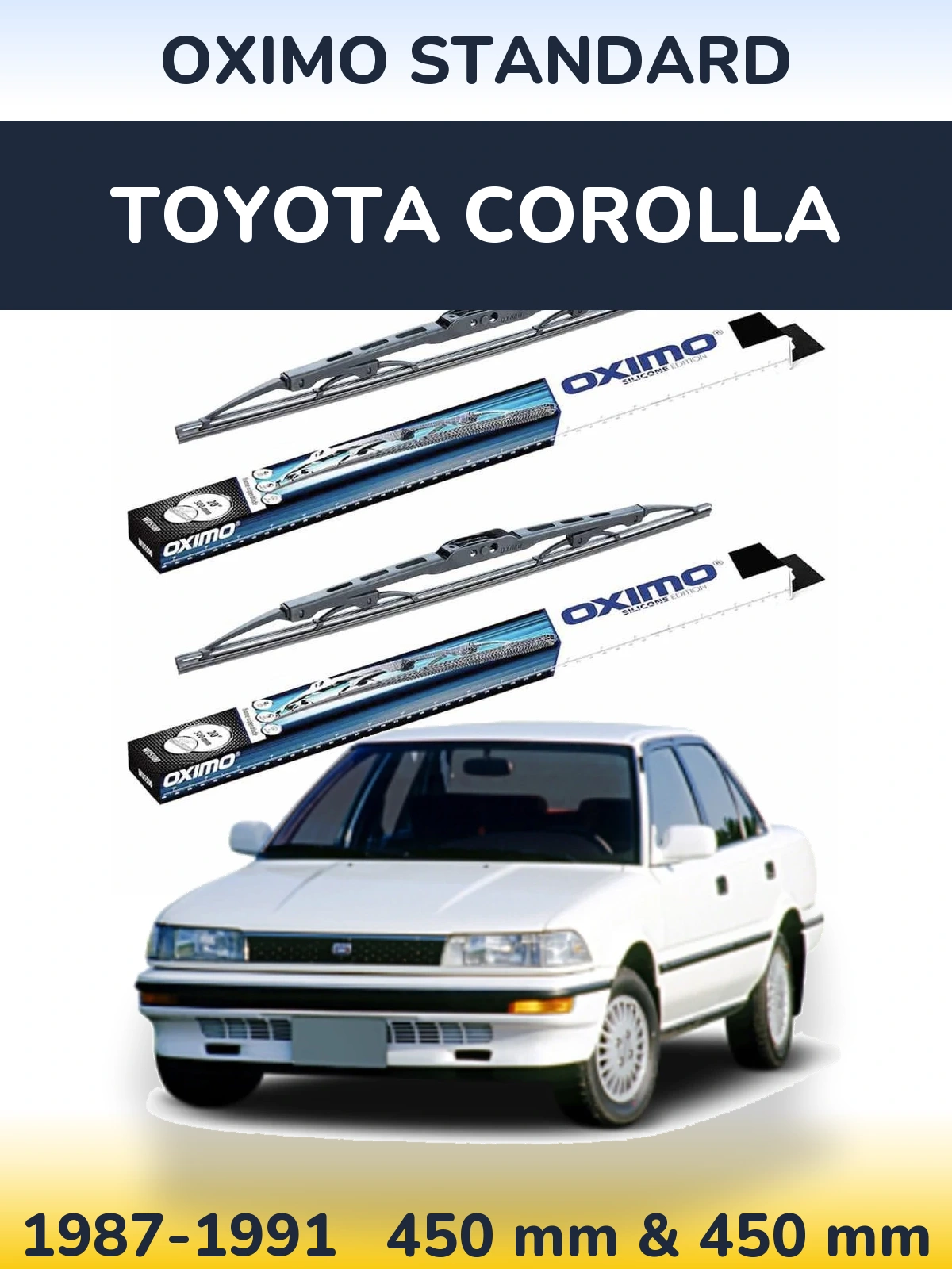 Ștergătoare Oximo Standard pentru Toyota Corolla