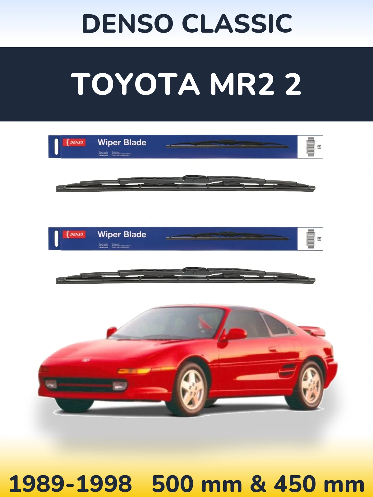 Ștergătoare Denso Classic pentru Toyota MR2 2