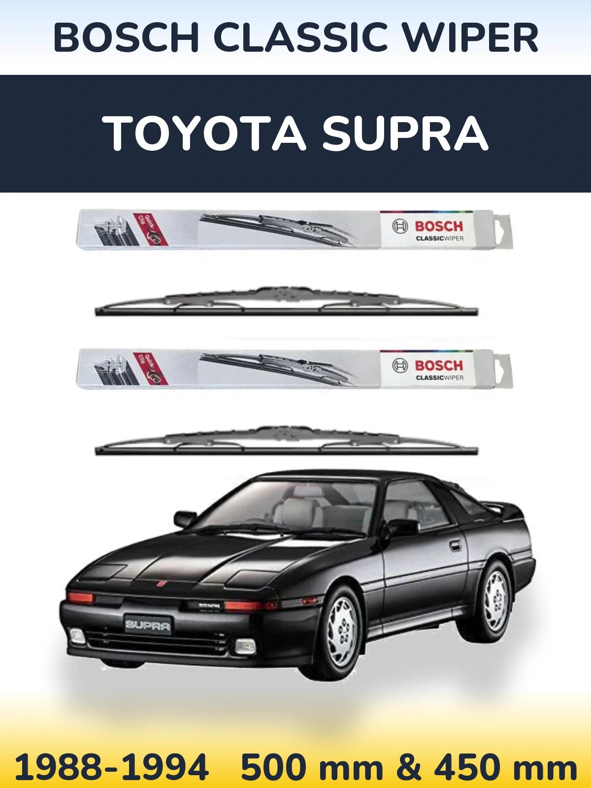 Ștergătoare BOSCH Classic Wiper pentru Toyota Supra