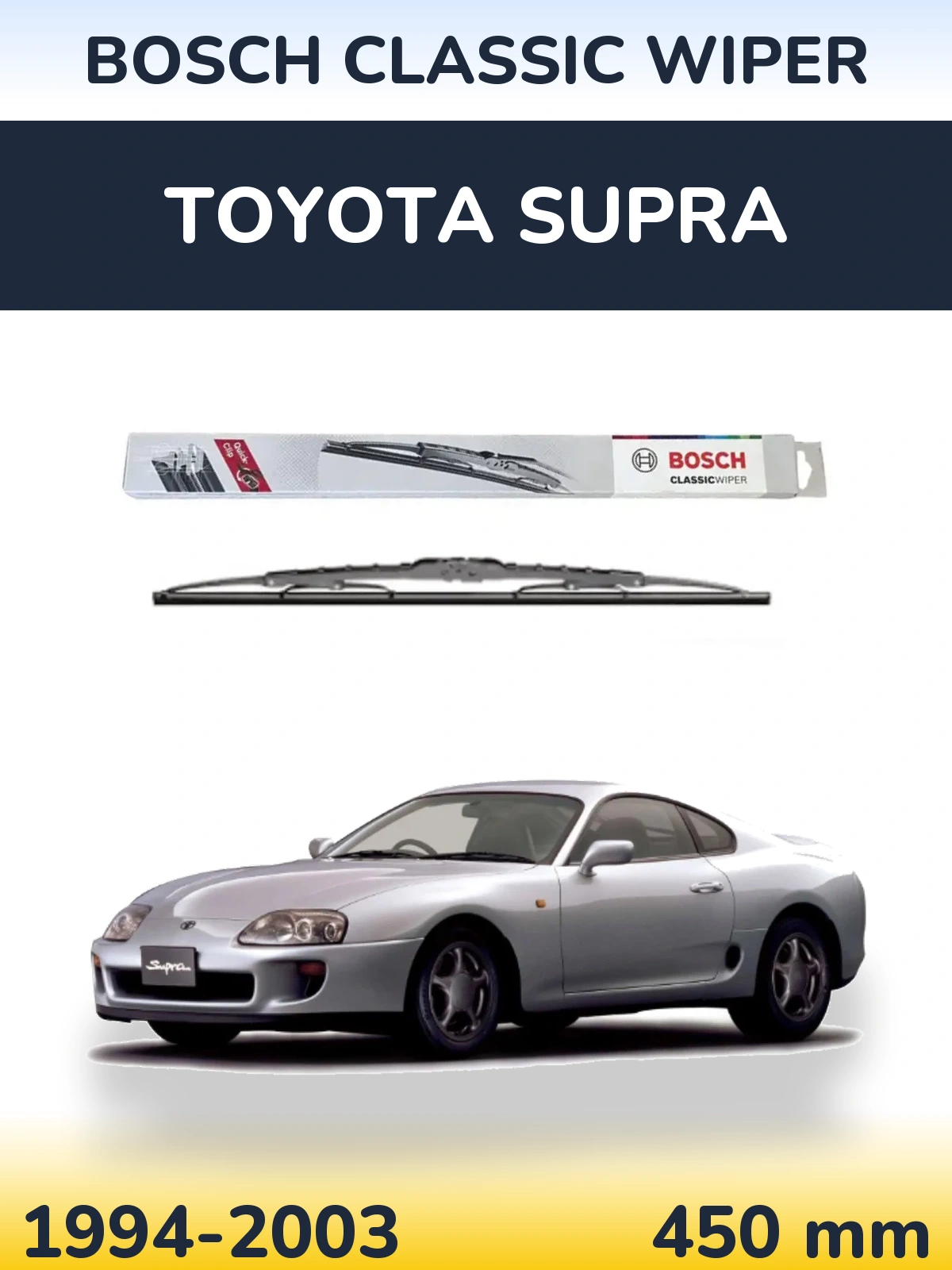 Ștergătoare BOSCH Classic Wiper pentru Toyota Supra