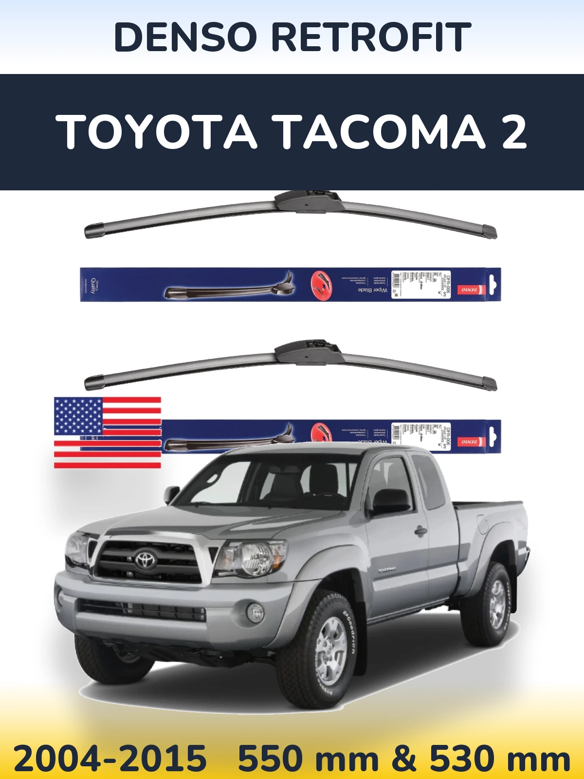 Ștergătoare Denso Retrofit pentru Toyota Tacoma 2