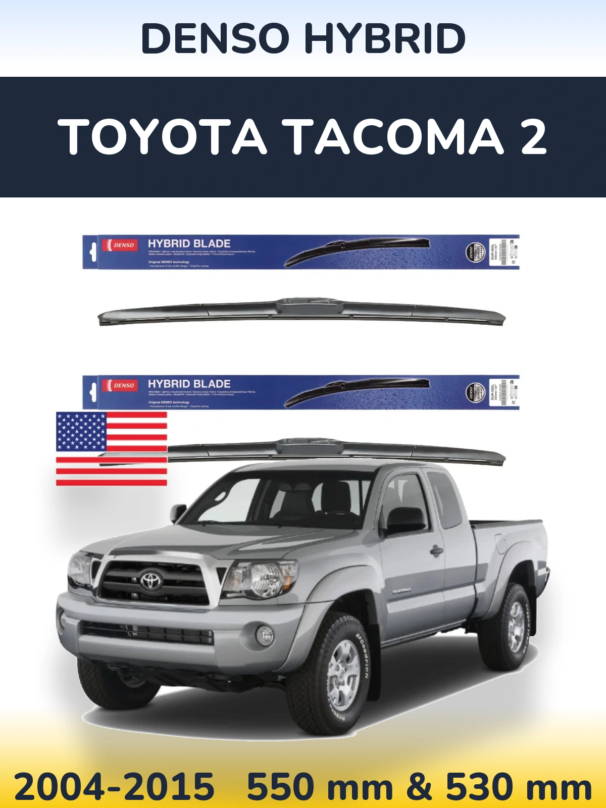 Ștergătoare Denso Hybrid pentru Toyota Tacoma 2