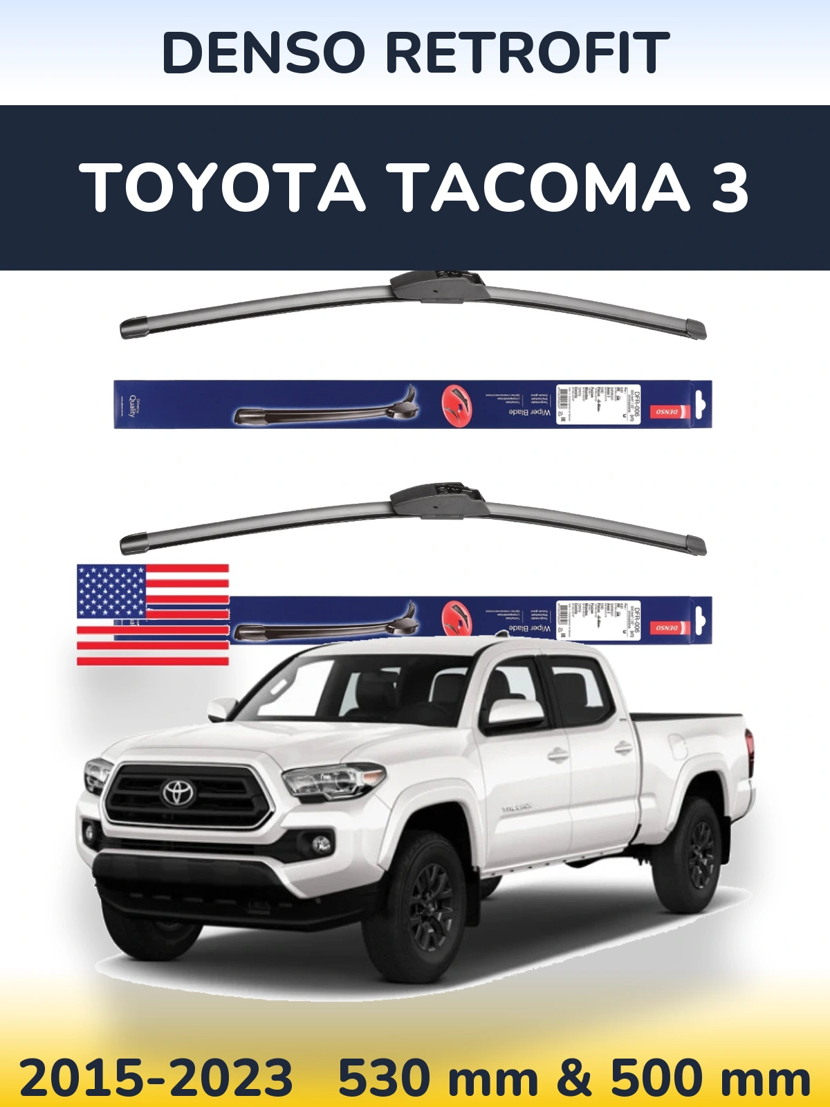 Ștergătoare Denso Retrofit pentru Toyota Tacoma 3