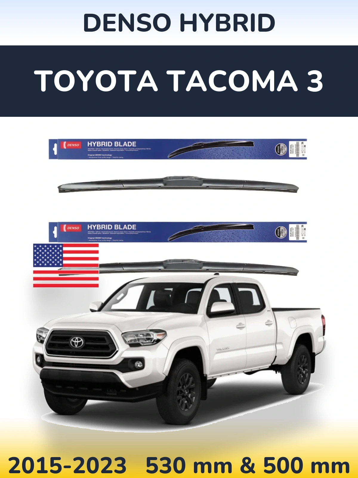 Ștergătoare Denso Hybrid pentru Toyota Tacoma 3