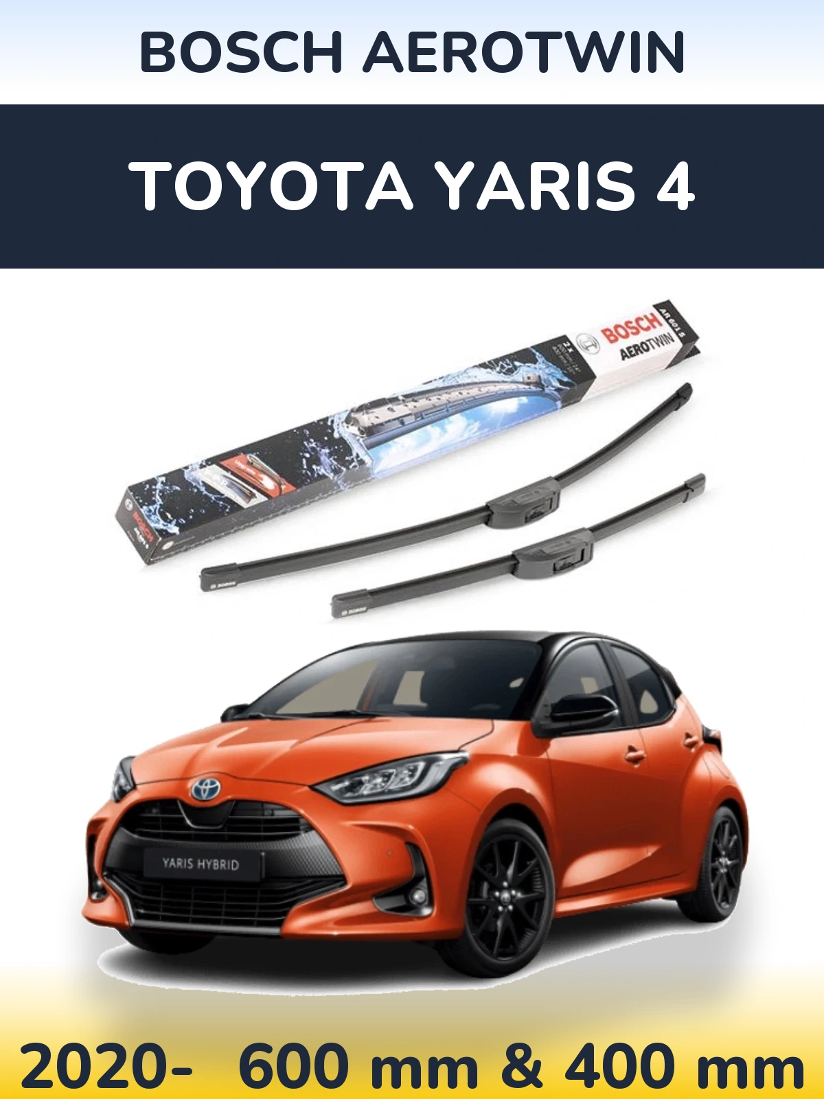 Ștergătoare BOSCH AeroTwin pentru Toyota Yaris 4