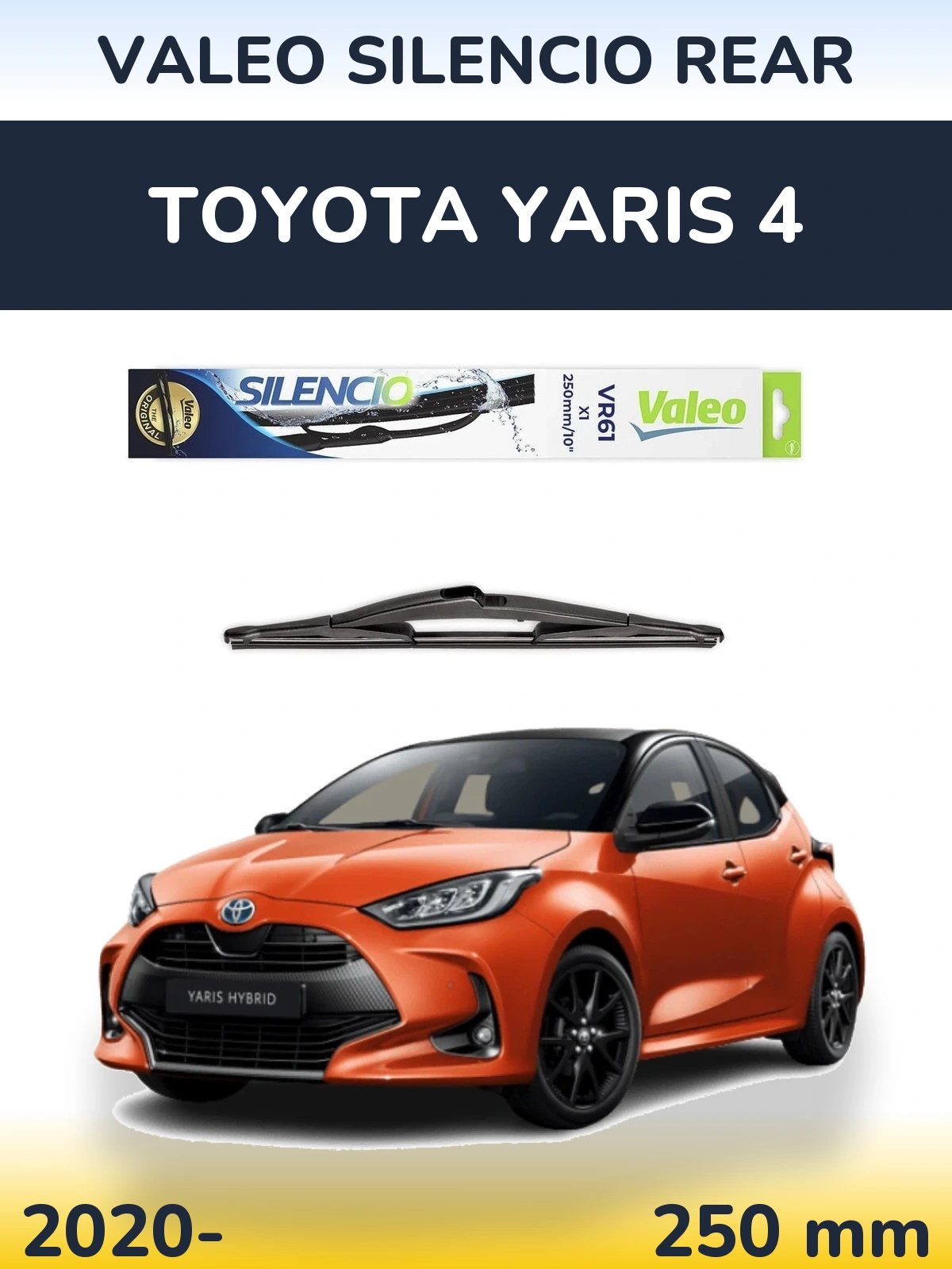 Ștergătoare Valeo Silencio Rear pentru Toyota Yaris 4