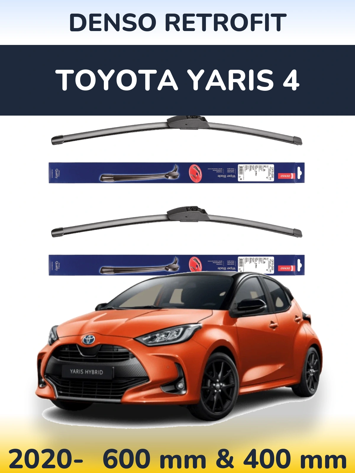 Ștergătoare Denso Retrofit pentru Toyota Yaris 4