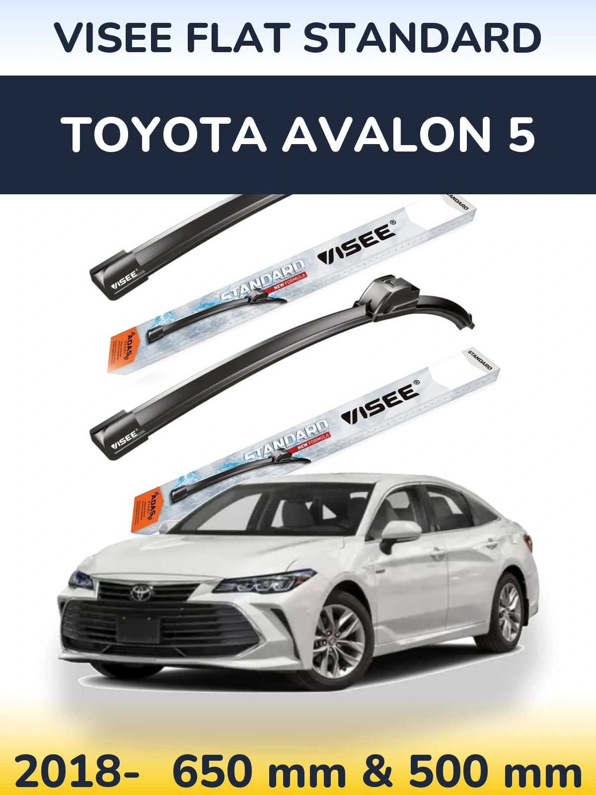 Ștergătoare VISEE FLAT STANDARD pentru Toyota Avalon 5