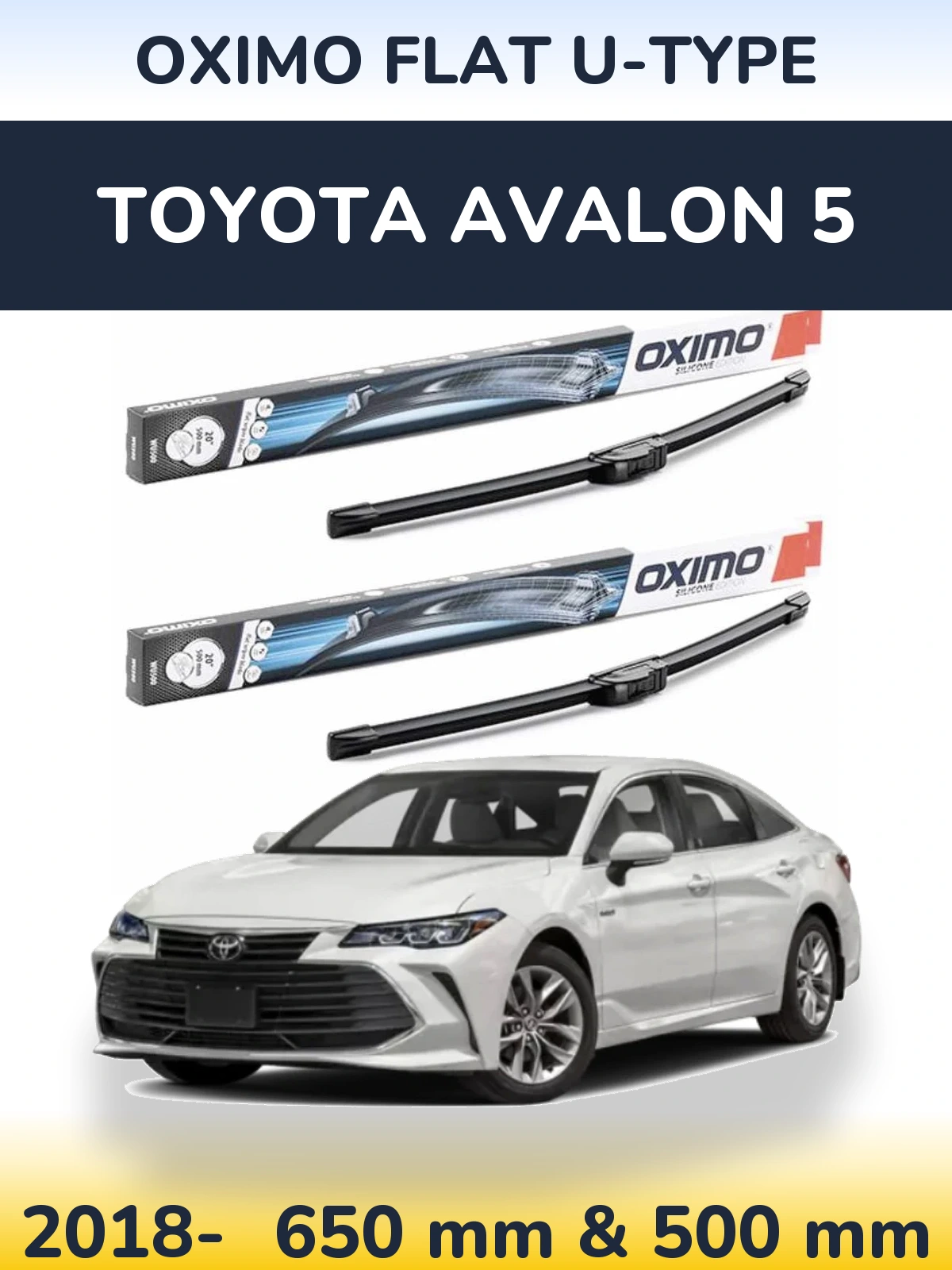 Ștergătoare Oximo Flat U-type pentru Toyota Avalon 5