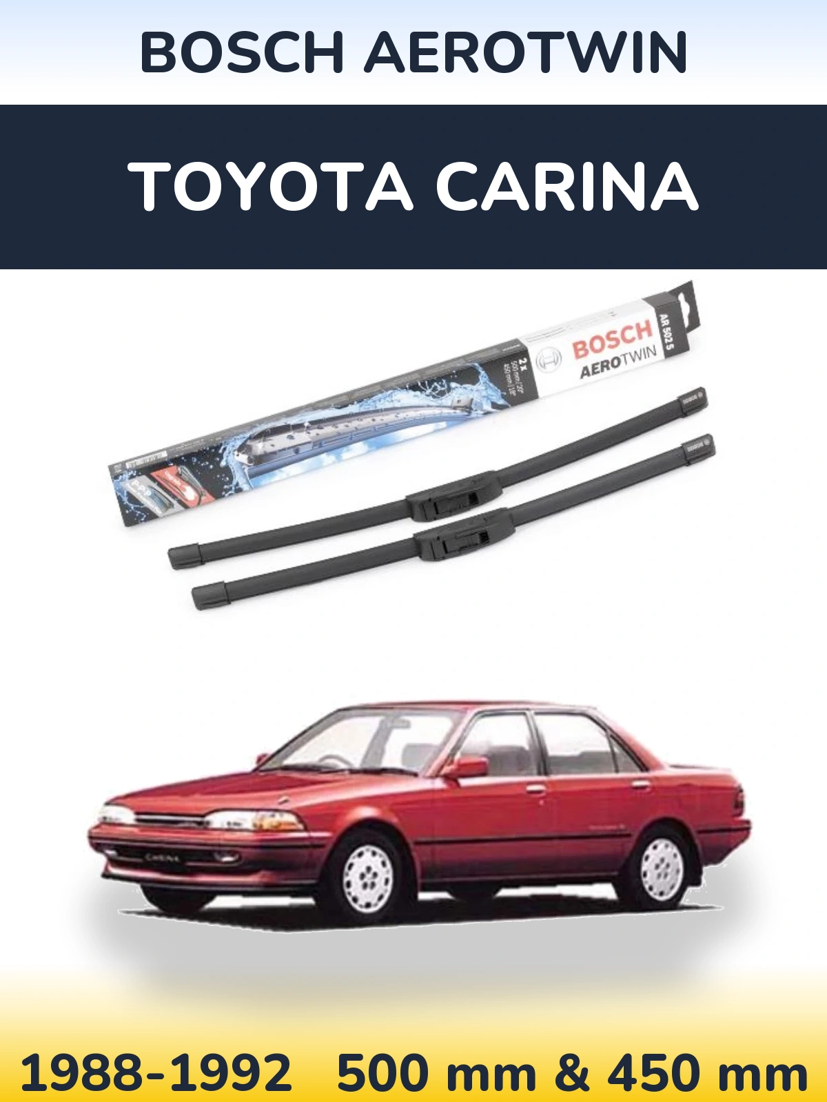 Ștergătoare BOSCH AeroTwin pentru Toyota Carina