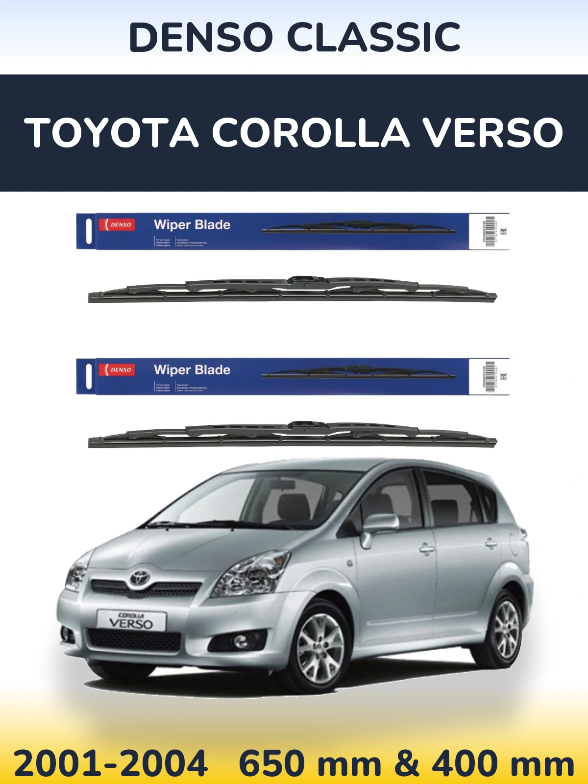Ștergătoare Denso Classic pentru Toyota Corolla Verso