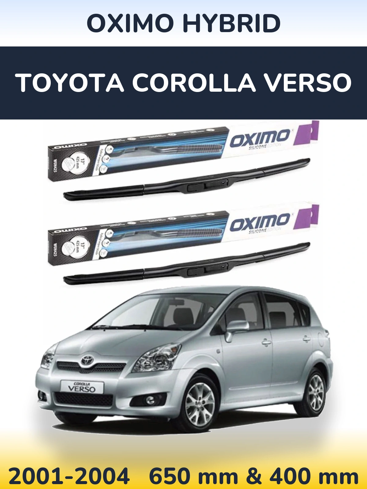 Ștergătoare Oximo Hybrid pentru Toyota Corolla Verso