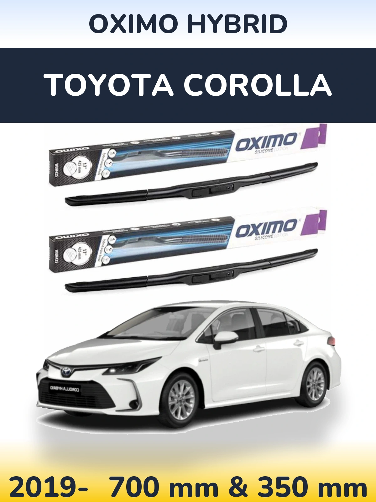 Ștergătoare Oximo Hybrid pentru Toyota Corolla