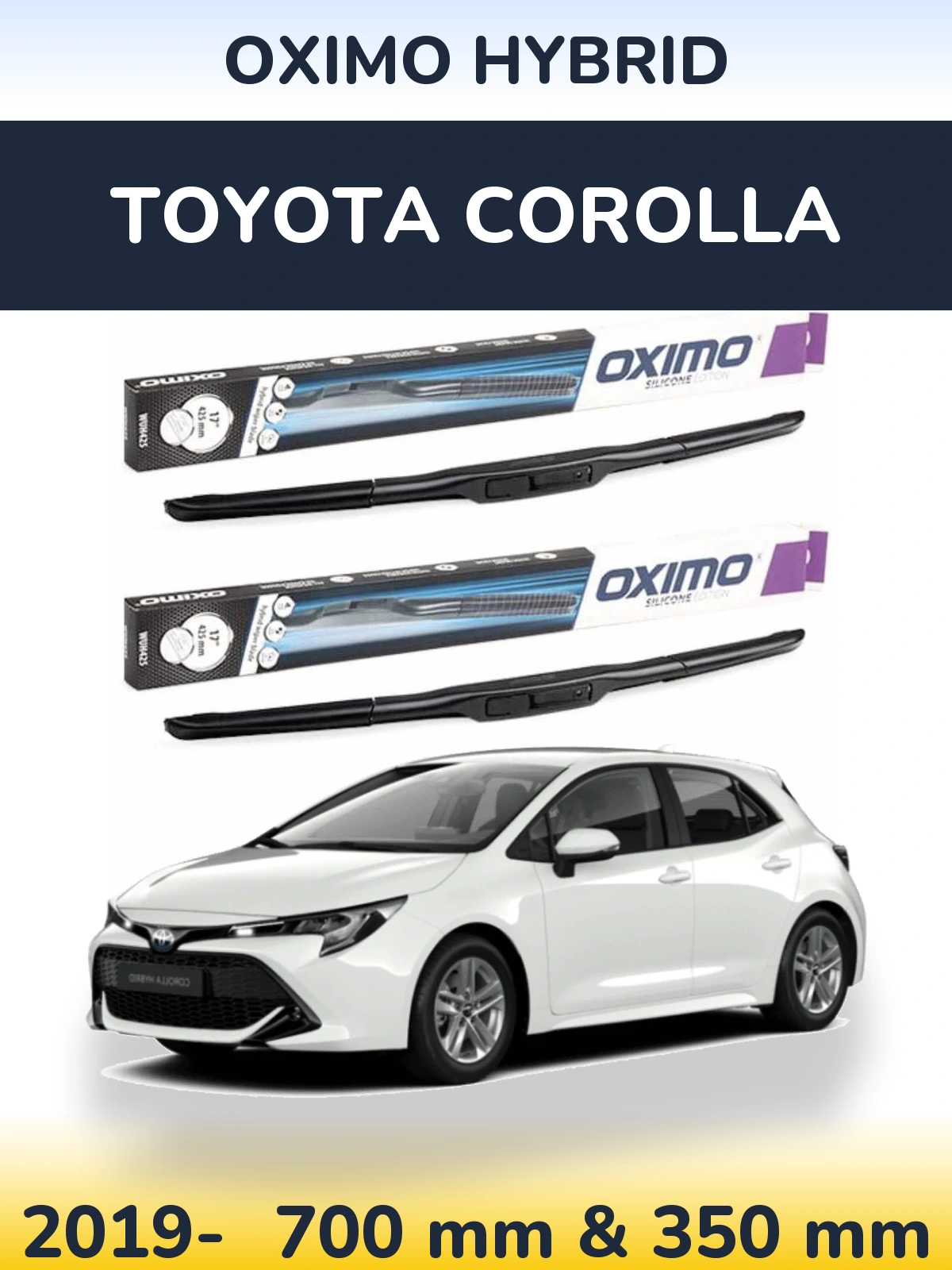 Ștergătoare Oximo Hybrid pentru Toyota Corolla