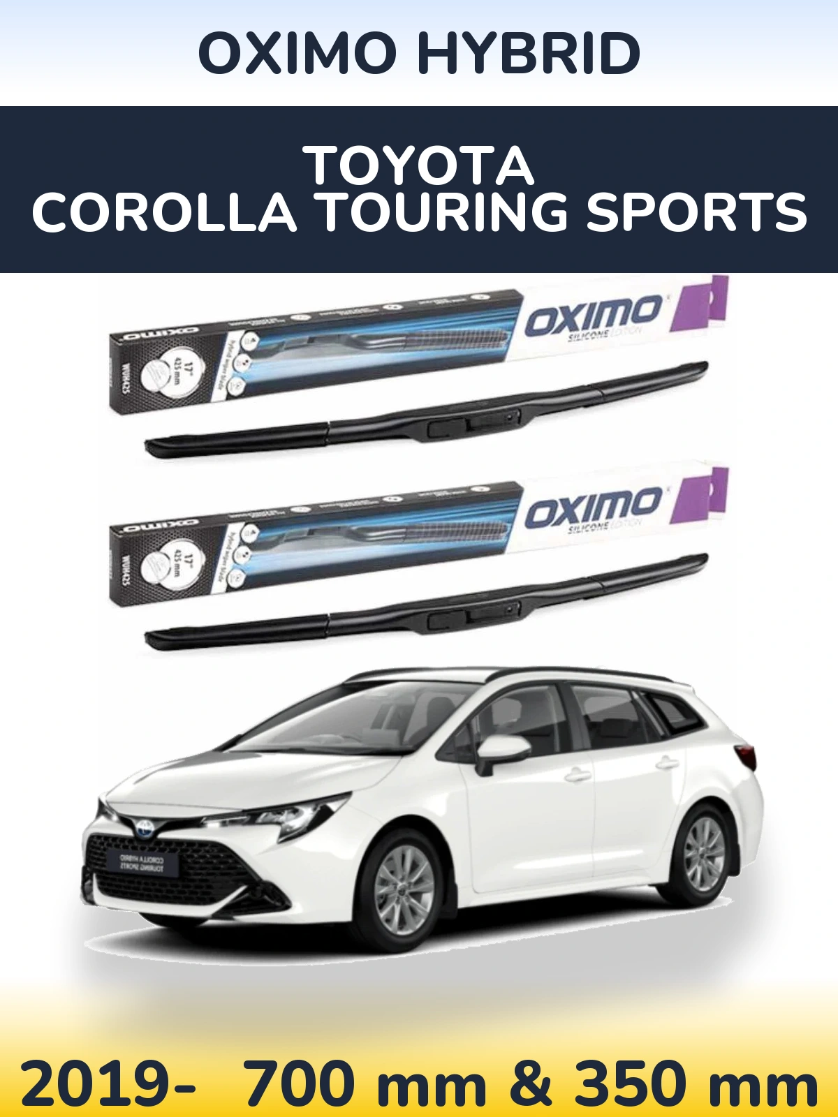 Ștergătoare Oximo Hybrid pentru Toyota Corolla Touring Sports