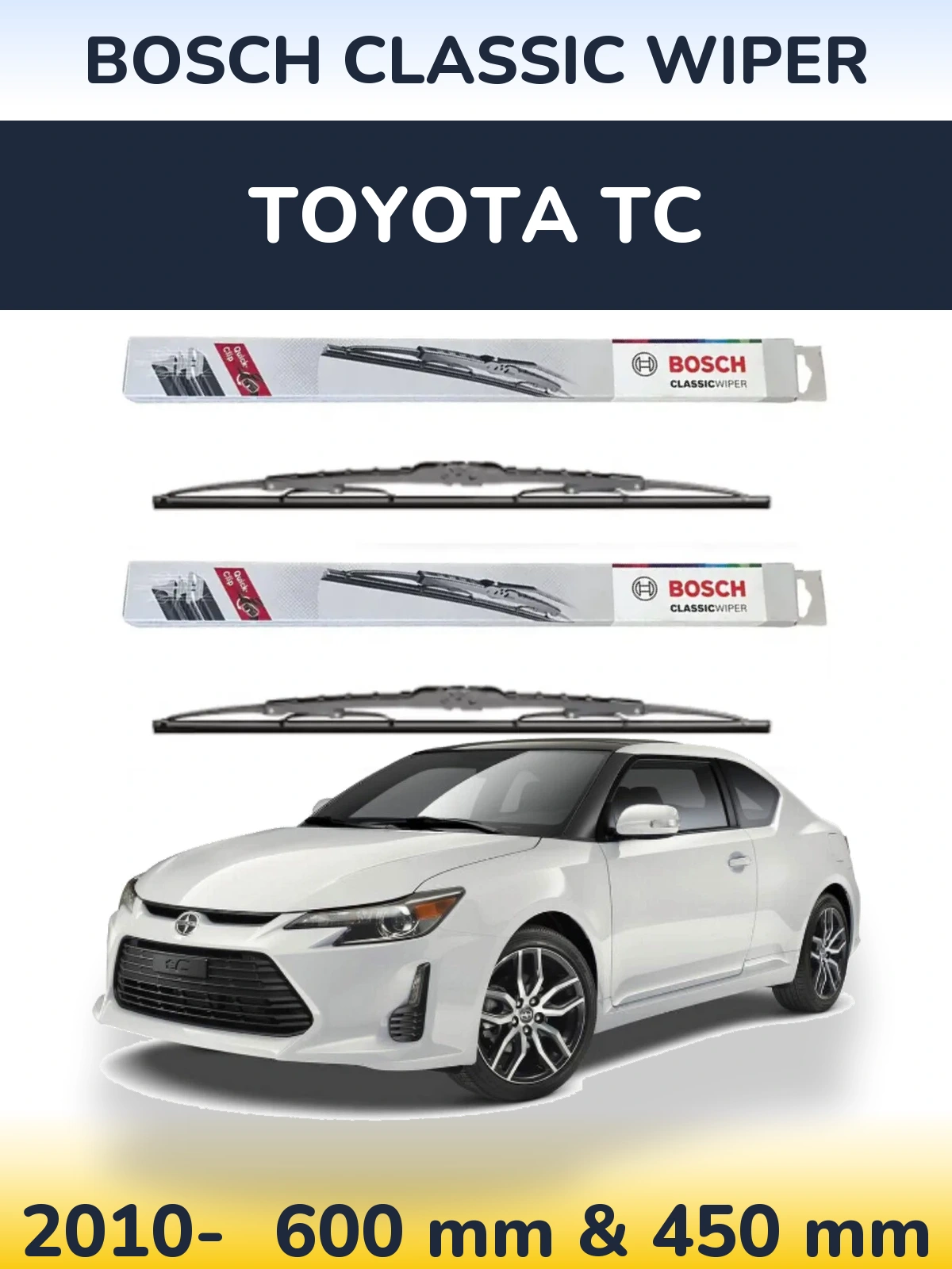 Ștergătoare BOSCH Classic Wiper pentru Toyota tC
