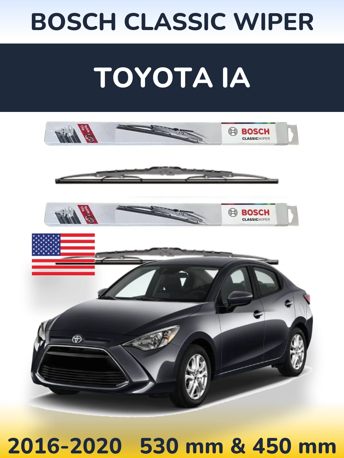 Ștergătoare BOSCH Classic Wiper pentru Toyota iA