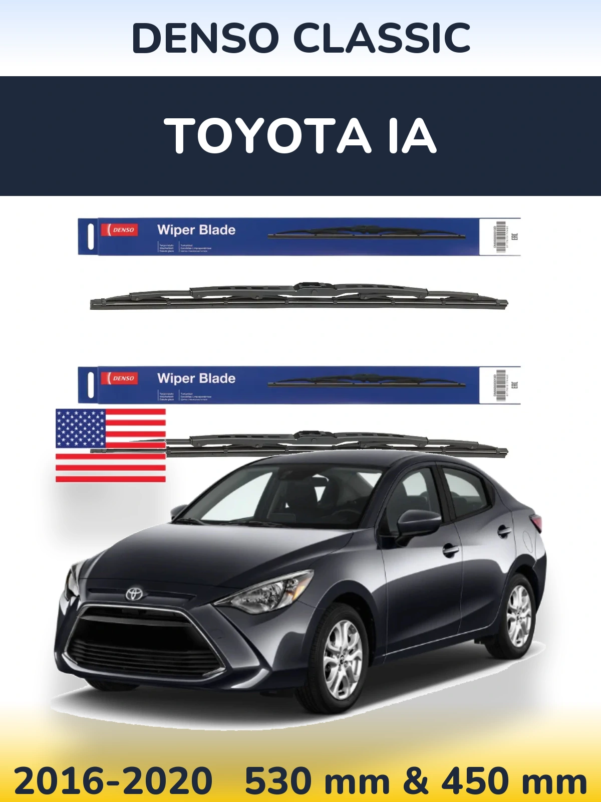Ștergătoare Denso Classic pentru Toyota iA