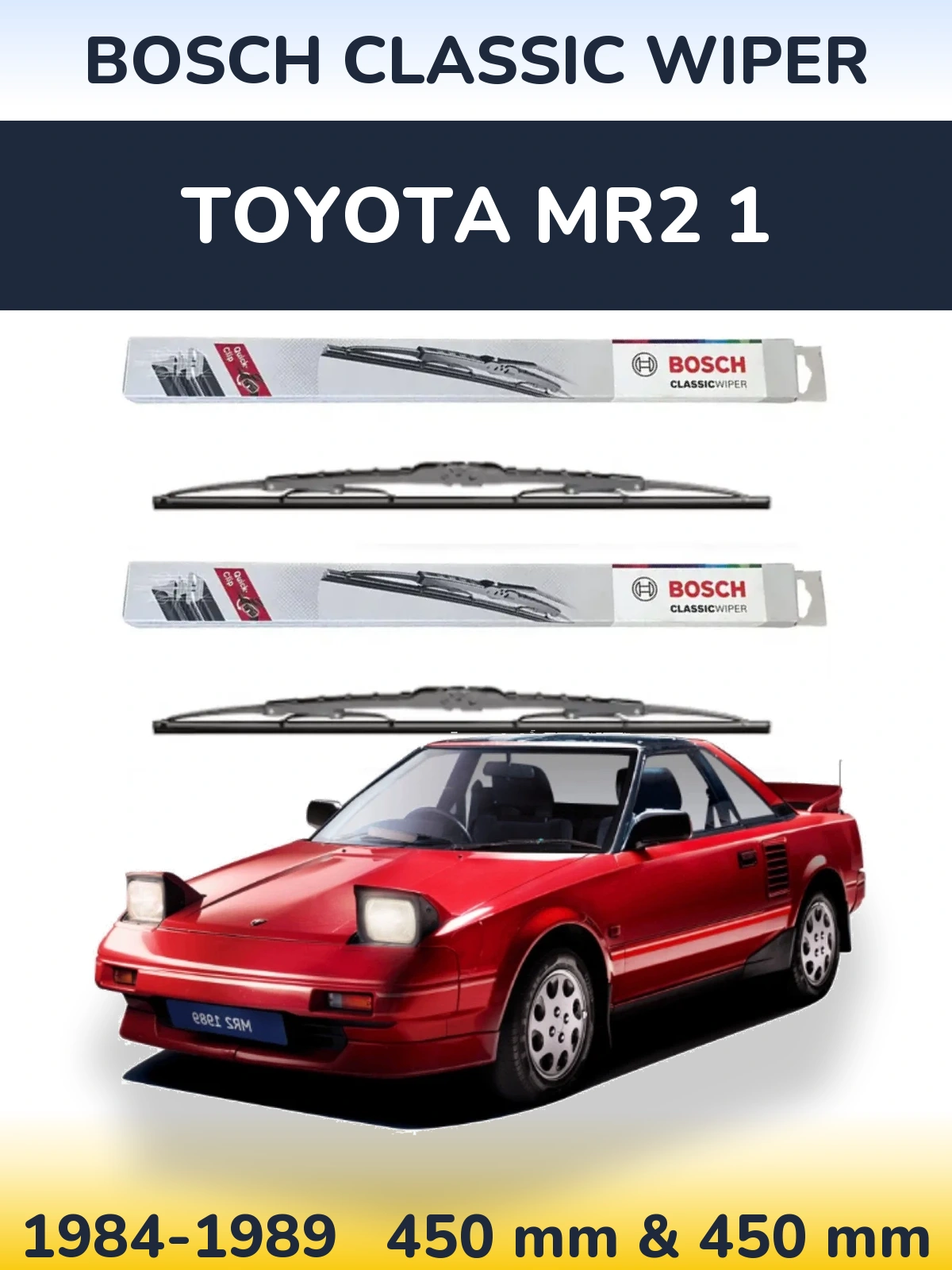 Ștergătoare BOSCH Classic Wiper pentru Toyota MR2 1