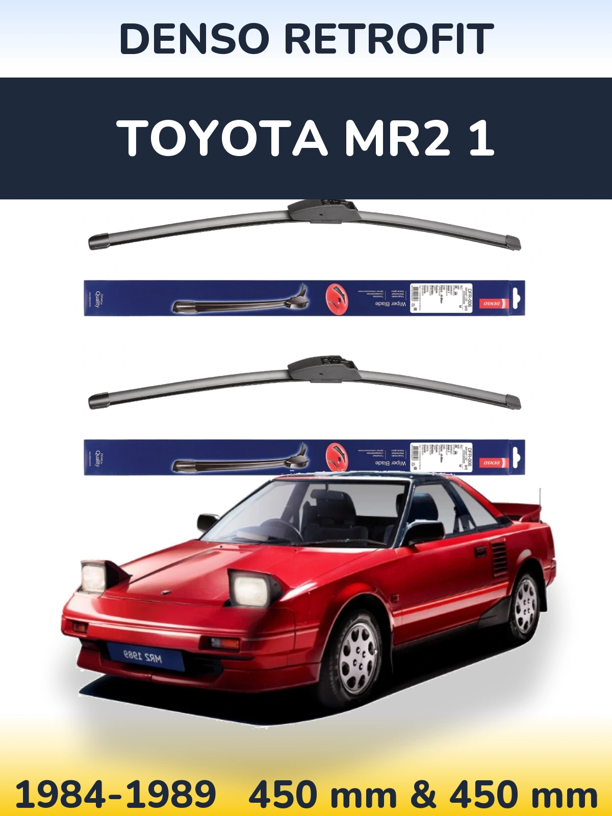 Ștergătoare Denso Retrofit pentru Toyota MR2 1