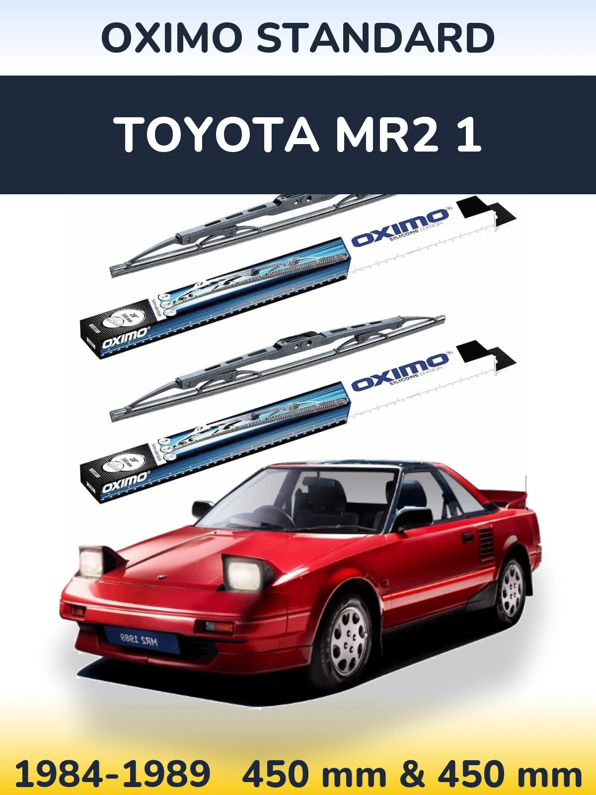 Ștergătoare Oximo Standard pentru Toyota MR2 1