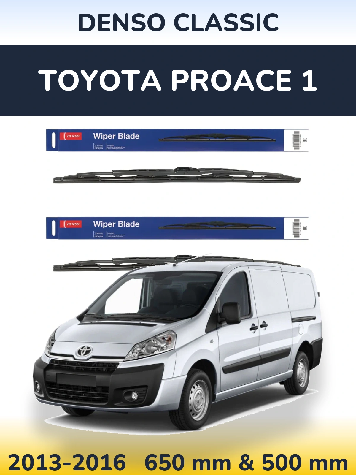 Ștergătoare Denso Classic pentru Toyota ProAce 1