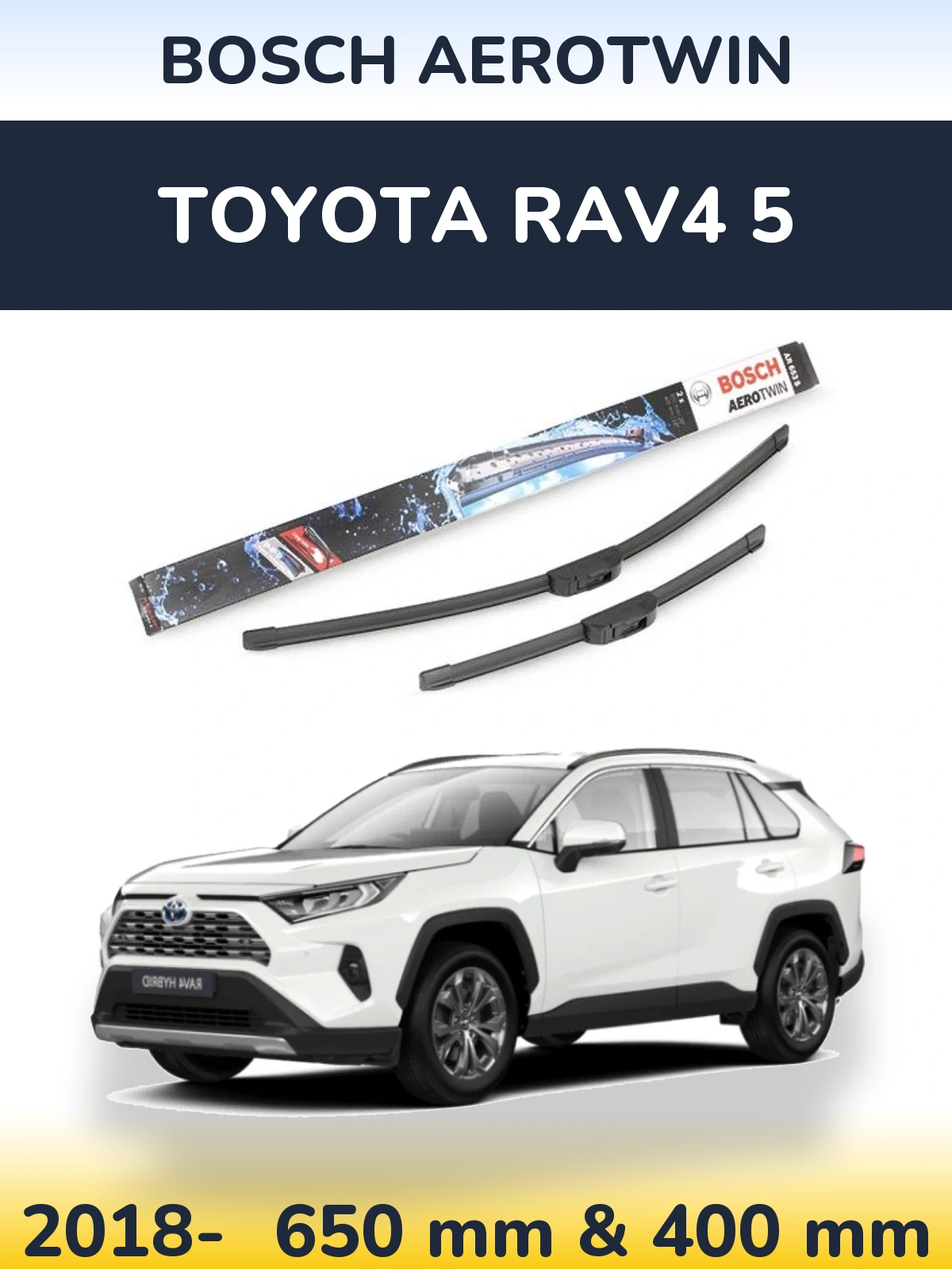 Ștergătoare BOSCH AeroTwin pentru Toyota RAV4 5