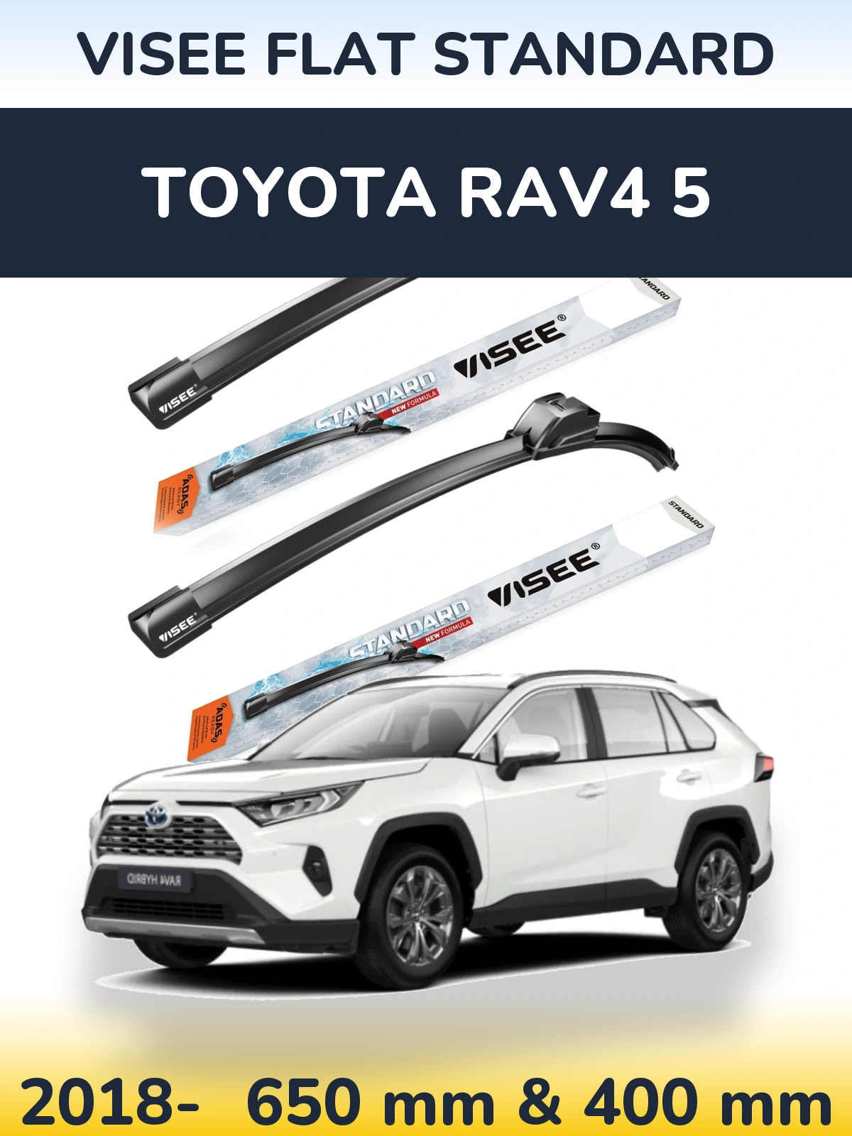 Ștergătoare VISEE FLAT STANDARD pentru Toyota RAV4 5