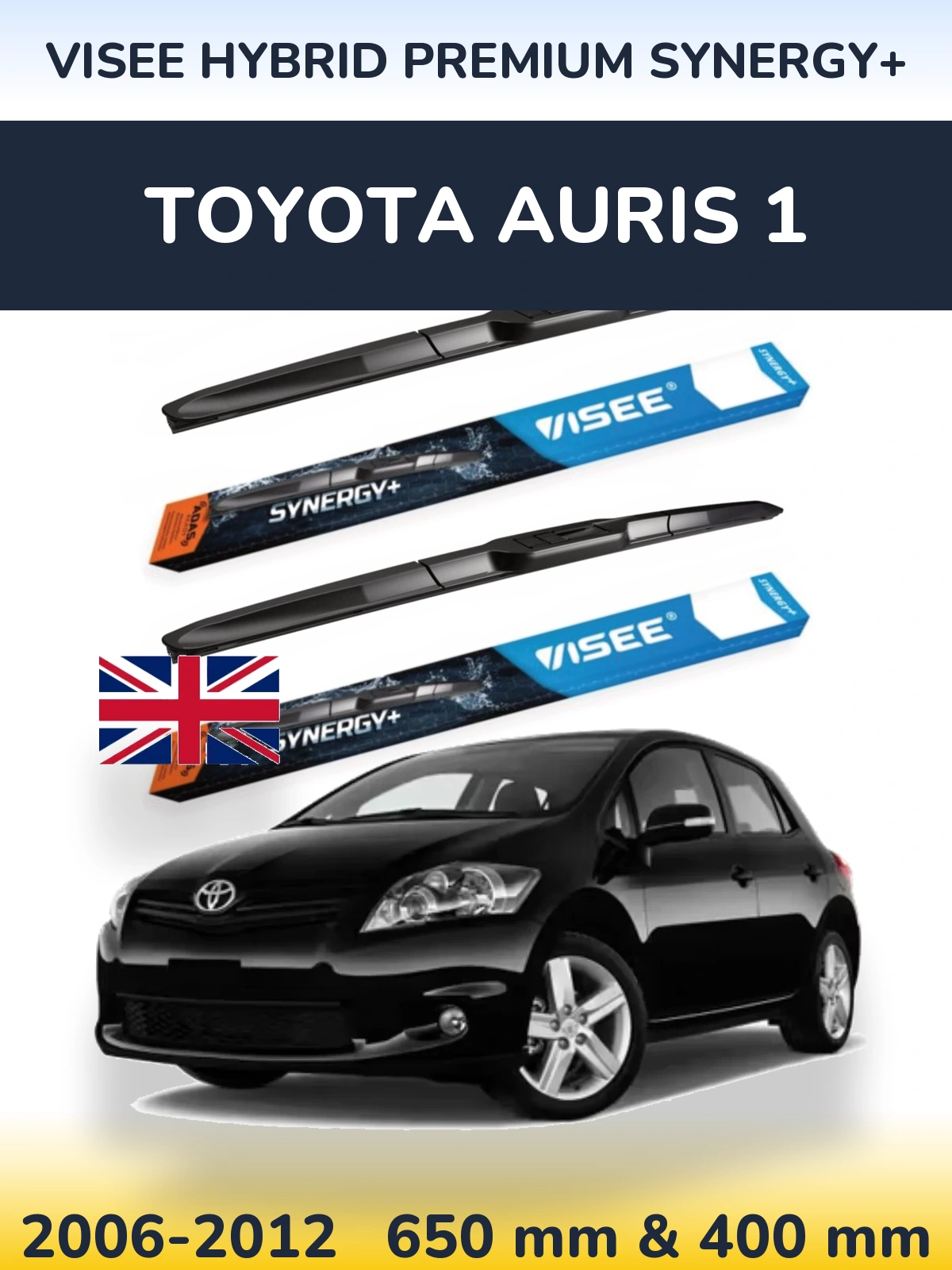 Ștergătoare VISEE HYBRID PREMIUM SYNERGY+ pentru Toyota Auris 1
