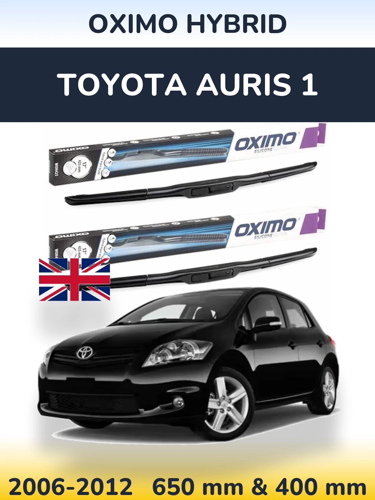 Ștergătoare Oximo Hybrid pentru Toyota Auris 1