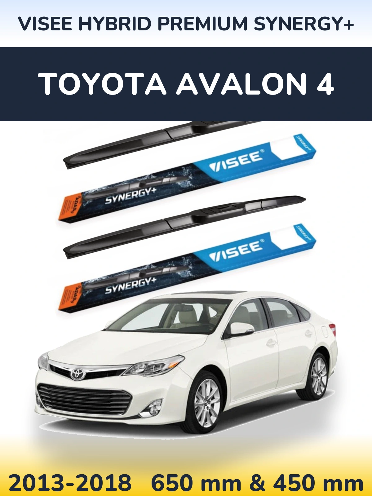 Ștergătoare VISEE HYBRID PREMIUM SYNERGY+ pentru Toyota Avalon 4