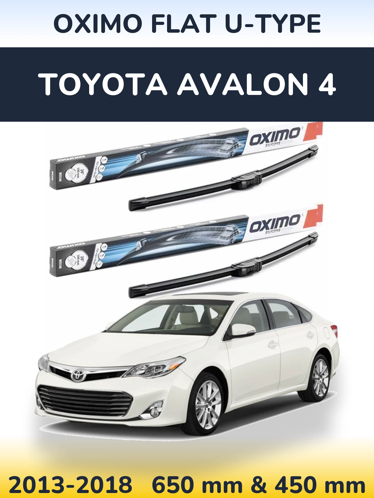 Ștergătoare Oximo Flat U-type pentru Toyota Avalon 4
