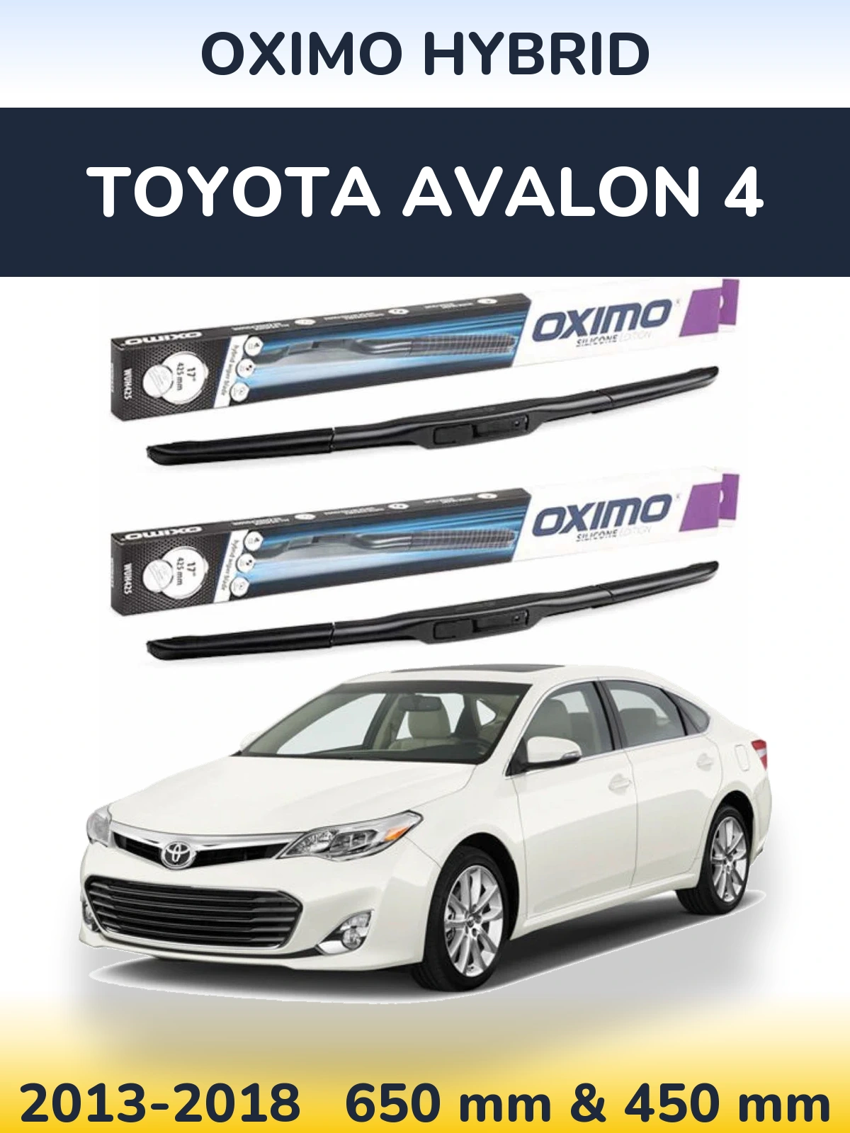 Ștergătoare Oximo Hybrid pentru Toyota Avalon 4
