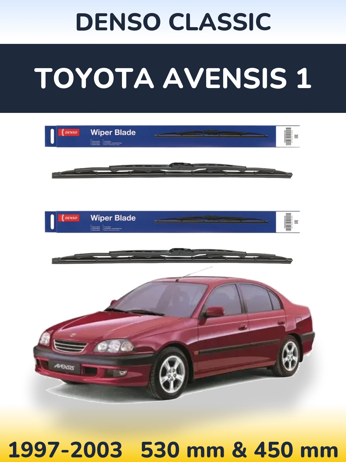 Ștergătoare Denso Classic pentru Toyota Avensis 1