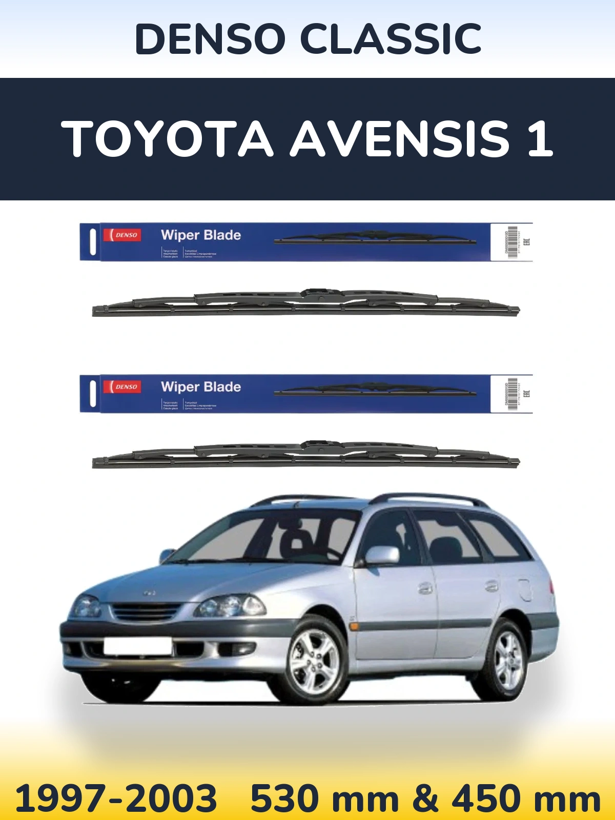 Ștergătoare Denso Classic pentru Toyota Avensis 1