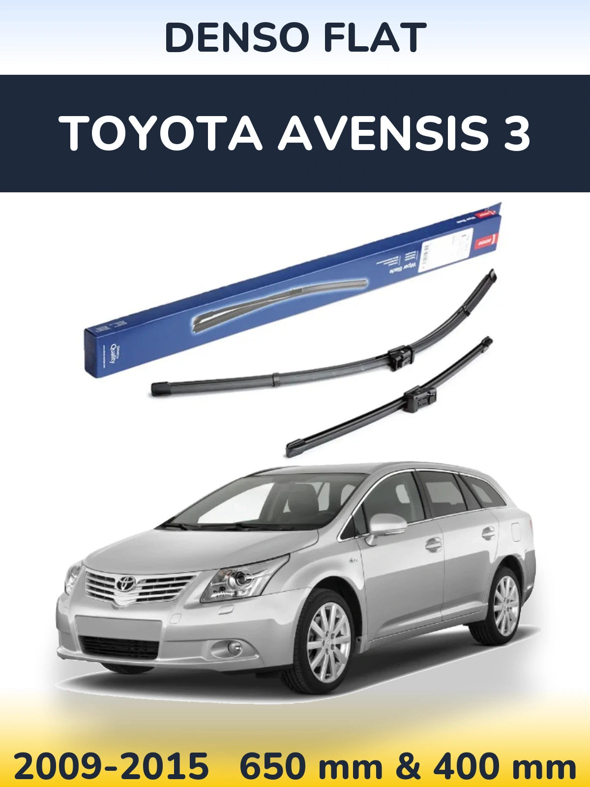 Ștergătoare Denso Flat pentru Toyota Avensis 3