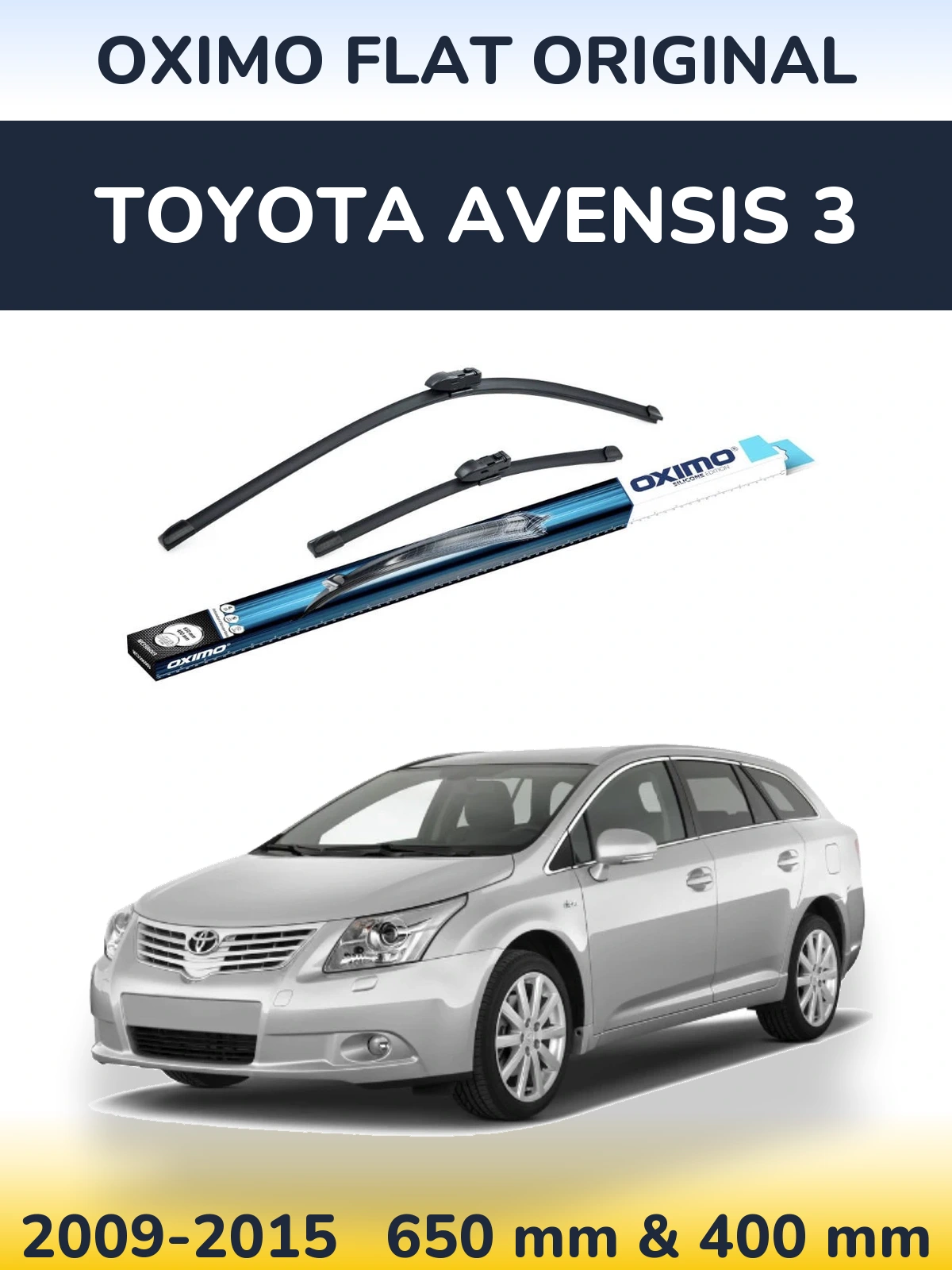 Ștergătoare Oximo Flat Original pentru Toyota Avensis 3