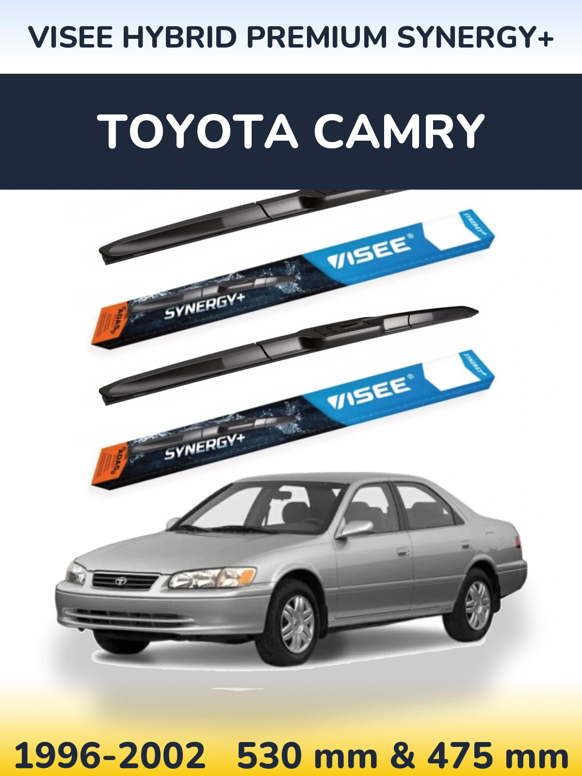 Ștergătoare VISEE HYBRID PREMIUM SYNERGY+ pentru Toyota Camry