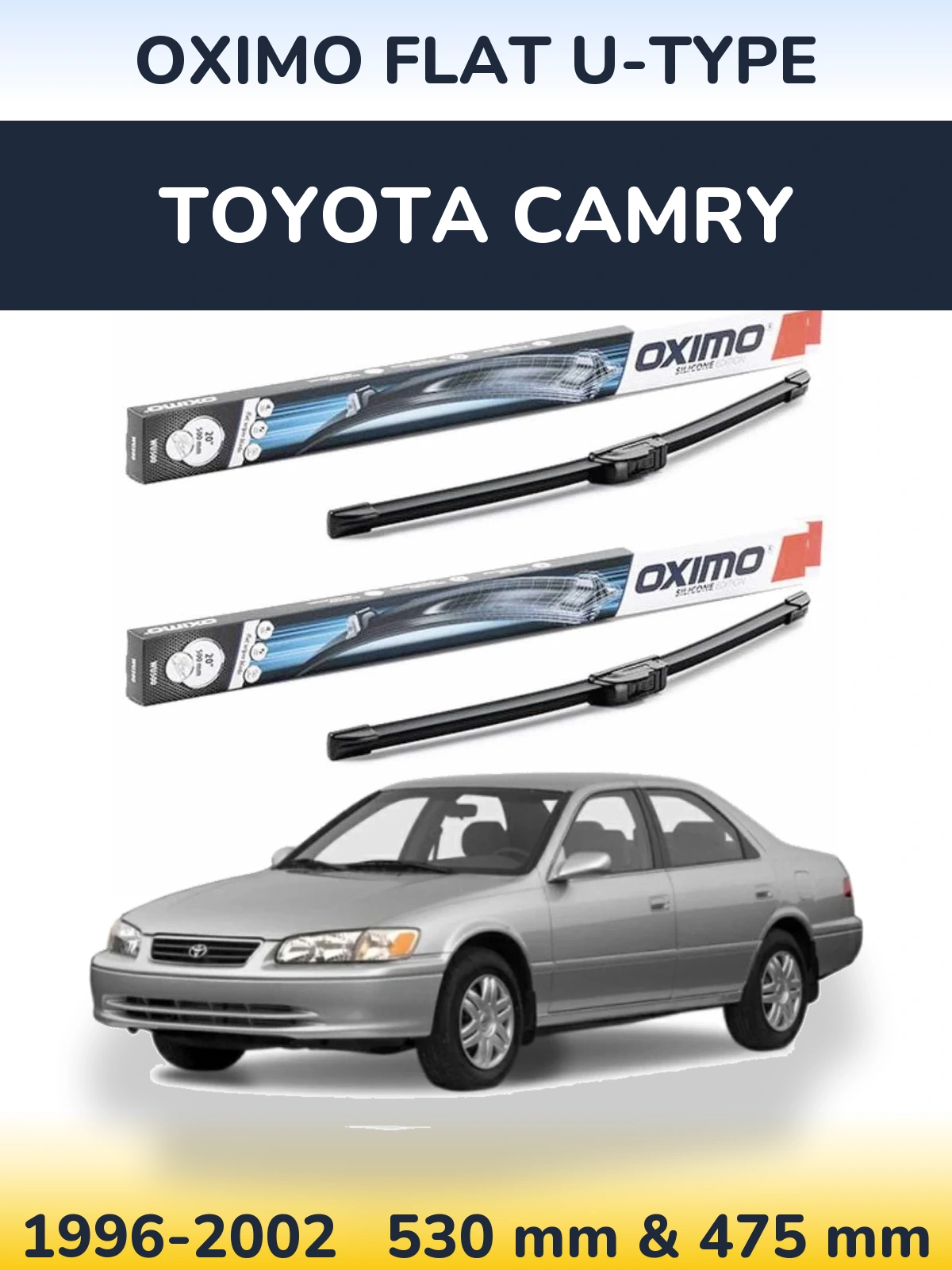 Ștergătoare Oximo Flat U-type pentru Toyota Camry