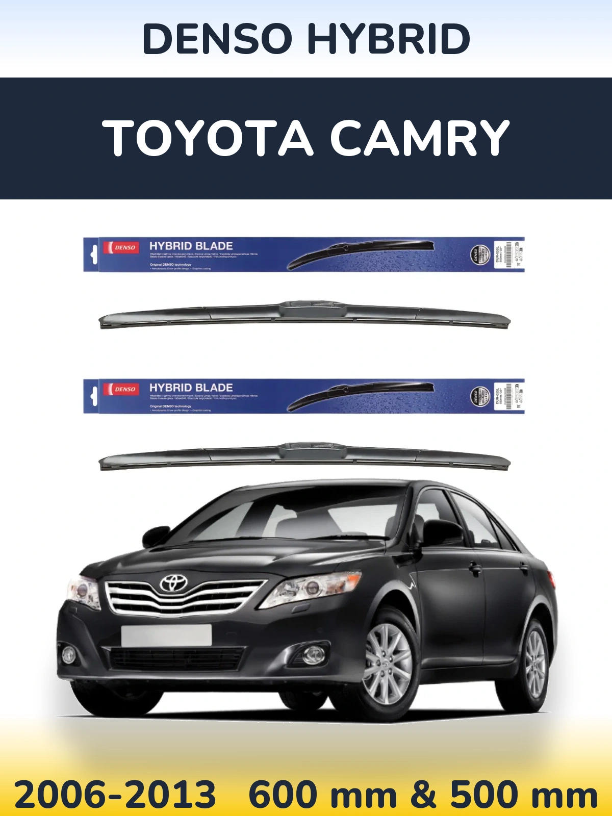 Ștergătoare Denso Hybrid pentru Toyota Camry