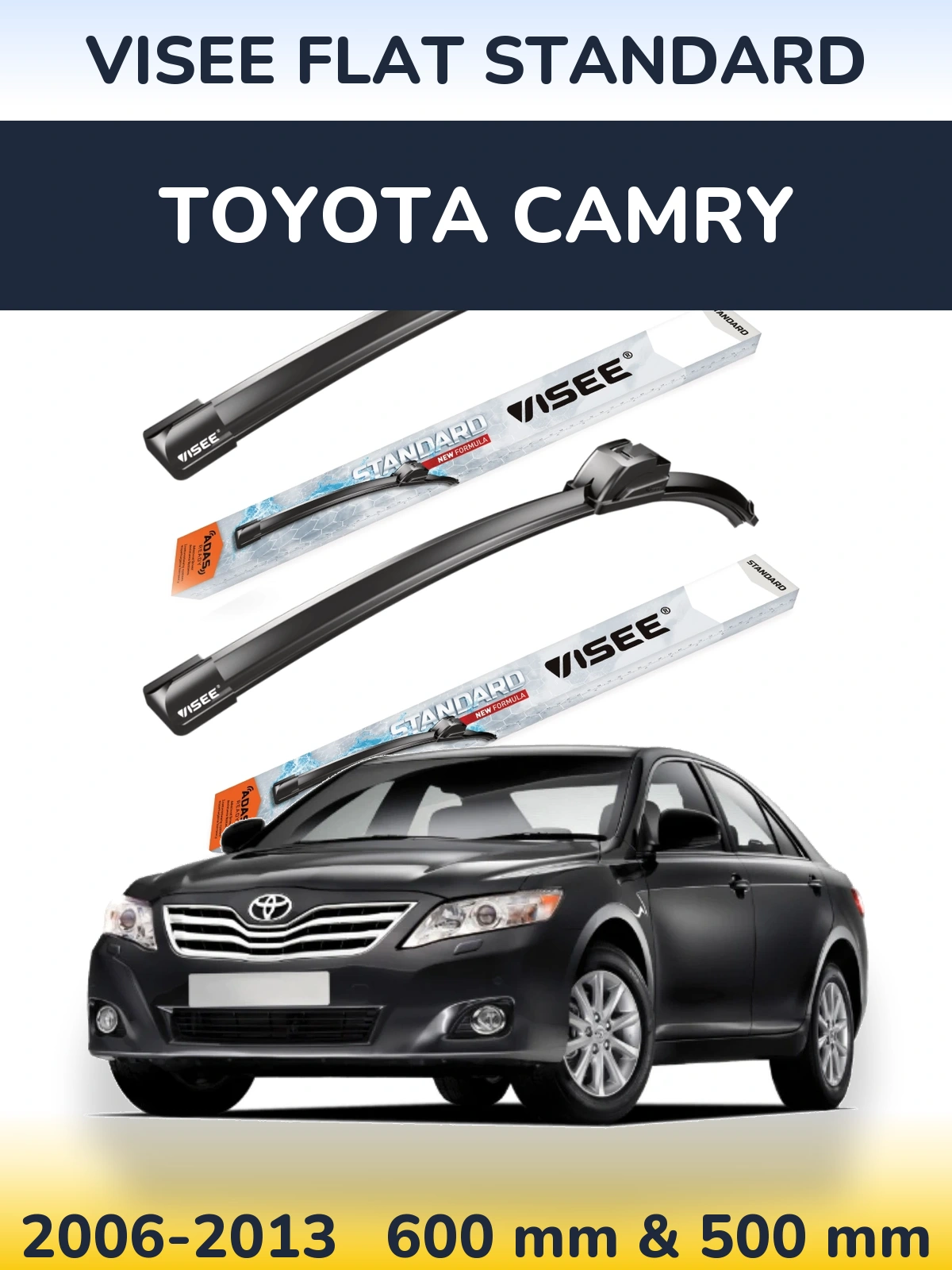 Ștergătoare VISEE FLAT STANDARD pentru Toyota Camry